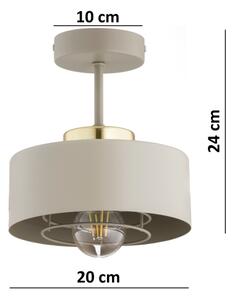 Brilagi - Lustru aplicat SPRING 1xE27/60W/230V, bej/auriu
