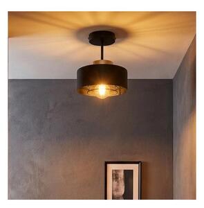 Brilagi - Lustră aplicată SPRING 1xE27/60W/230V negru/auriu