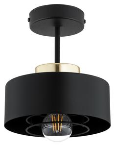 Brilagi - Lustră aplicată SPRING 1xE27/60W/230V negru/auriu