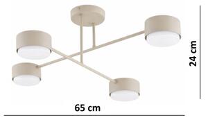 Brilagi - Lustră aplicată MONO 4xGX53/12W/230V bej