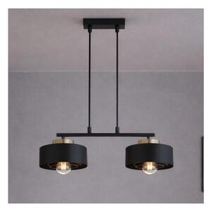 Brilagi - Lustră suspendată pe cablu SPRING 2xE27/60W/230V negru/auriu