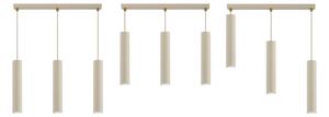 Brilagi - candelabru suspendat pe cablu, TUBE 3xGU10/15W/230V, bej/auriu