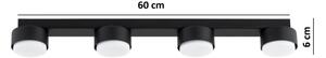 Brilagi - Spot LED MONO 4xGX53/13W/230V negru