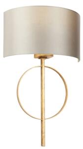 Endon 95210 - Lampă de perete 1xE27/10W/230V gri/alamă