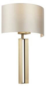 Lampă de perete Endon 95452, 1xE27/10W/230V, bej/auriu