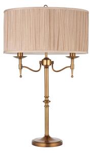 Endon 63648 - Lampă de birou STANFORD 2xE14/40W/230V alamă/bej