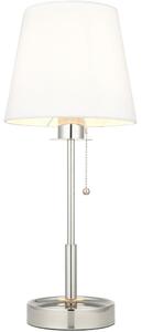 Endon 99596 - Lampă de masă 1xE27/10W/230V alb/crom lucios