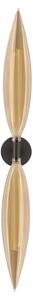 Aplica de perete NORDIC 2xG9/5W/230V negru/bej fumuriu