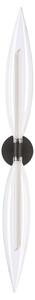Aplica de perete NORDIC 2xG9/5W/230V negru/transparent