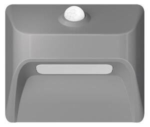 Immax 08309L - LED reîncărcabilă pentru trepte STEP LIGHT, cu senzor, 0,3 W / 3,7 V, 2200 mAh, IP53, gri