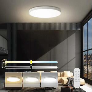 Immax NEO 07315L-LED Plafonieră reglabilă SEMPLICI 96W/230V diam. 80 cm Wi-Fi Tuya albă + telecomandă
