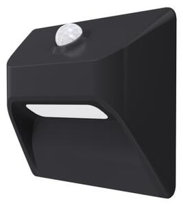 Immax 08307L - Lampă LED reîncărcabilă pentru trepte cu senzor STEP LIGHT 0,3W/3,7V 2200 mAh IP53 neagră