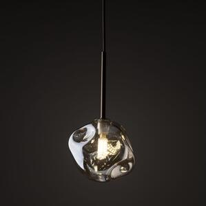 Brilagi - Lustră suspendată pe cablu VULCANO 1xG9/8W/230V bronz/bej fumuriu