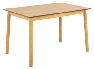 MAZZONI EXPORT ZARION Stejar natural - MASĂ DE BUCĂTĂRIE 120 cm DE LEMN FURNIR