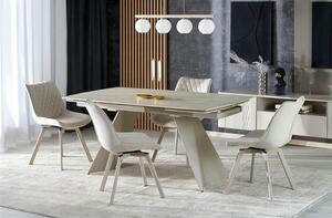 Masa extensibila ARMANI, travertin cu efect de marmura/casmir, piatra