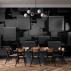 Tapet Cuburi din titan anodizat, Fototapet Geometrie, u53412 : Uwalls.ro