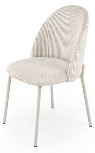 Scaun K606 gri deschis/casmir, stofa/metal, 50x53x87 cm