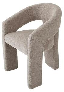 Scaun K612, stofa buclata bej, 56x54x76 cm