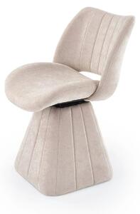 Scaun rotativ K613, stofa clasica bej, 53x60x87 cm