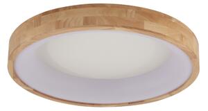 Plafonieră LED Brilagi-LED FALCON WOOD, 40W, 230V, 3 temperaturi de culoare (3000/4000/6000K), 60 cm, corp din lemn