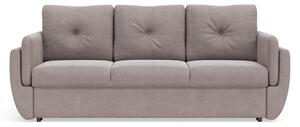 Canapea Extensibilă 3 locuri BLUES, 224x82x90 cm, Taupe-Enjoy