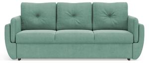 Canapea Extensibilă 3 locuri BLUES, 224x82x90 cm, Menta-Enjoy