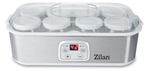 Aparat pentru facut iaurt Zilan ZLN6104 Gri, afisaj LED, timer, termostat reglabil
