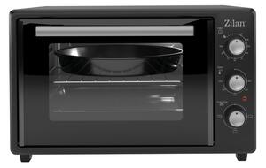 Cuptor electric Zilan ZLN5323 Gusto, Capacitate 35L, Temperatura maxima 250C, Timer, Element incalzire ascuns, Putere 1800W, Negru