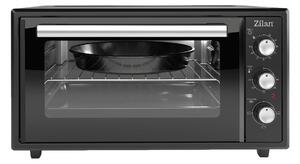 Cuptor electric Zilan ZLN5649, Putere 2000W, Capacitate 45L, Timer, Termostat, 3 trepte putere, interior emailat, Negru