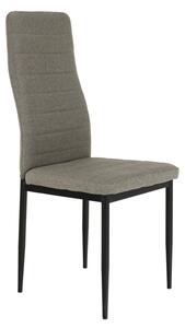 Scaun COLETA NOVA, maro/negru, textil/metal, 41x49x96 cm