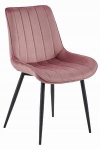 Scaun Bucatarie/Dining Kliss Roz Catifea