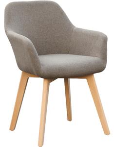 Scaun CLORIN NEW, grej/fag, tesatura/lemn, 56x60x82 cm