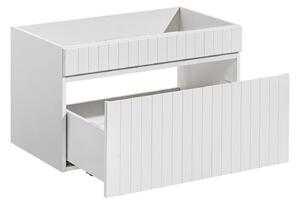 Comad Iconic White dulap 80x45.6x46 cm sub chiuveta pe perete alb ICONIC WHITE 82-80-D-1S