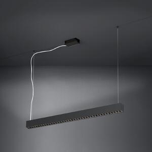 Stars of Light Lampă suspendată LED Termini, negru, 107 cm, metal, reglabil, Negru, Camera de zi / sufragerie, Metal, Modern