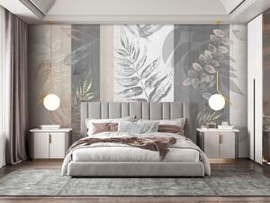 Fototapet Modele botanice în tonuri stinse, Fototapet flori, Fototapet populare, u97025 - Tapeko.ro