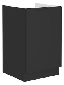 Dulap inferior chiuvetă Sobera 50 ZL 1F BB (negru) . 1096985