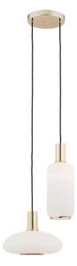Lustră pe cablu SAGUNTO 2xE27/15W/230V alamă Argon 0896