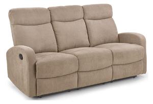 Canapea recliner Houston 1099, Numărul de locuri: 3, Bej, 180x95x79cm, 76 kg, Tapiterie