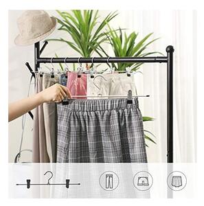 Set 20 de umerase pentru pantaloni, Songmics, 31 cm, Argintiu, CRI003-20