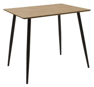 Masa Cuba MDF culoare sonoma - negru 70x70x75cm