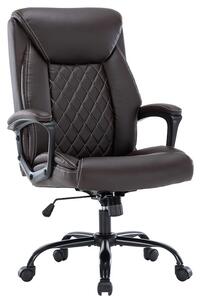 Scaun de birou manager Victory piele ecologica maro