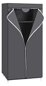 Dulap pentru haine, Songmics, Gri, 75x45x160 cm
