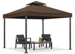 Pavilion de grădină maro Valencia 3x3 m Garden Point