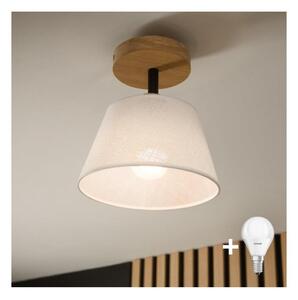 Lustră aplicată Brilagi ANTHONY 1xE14/60W/230V stejar/alb