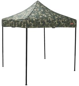 Pavilion de grădină 2x2m – din oțel, Fără pereţi laterali, Camuflaj