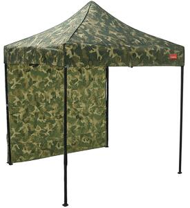 Pavilion de grădină 2x2m – din oțel, 1 perete lateral, Camuflaj