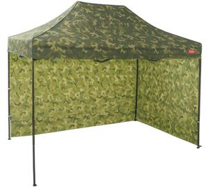 Pavilion de grădină 2x3m - din oțel, 2 pereţi laterali, Camuflaj
