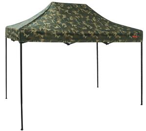 Pavilion de grădină 2x3m - din oțel, Fără pereţi laterali, Camuflaj