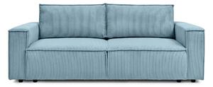 Canapea Extensibilă 3 locuri CLOUD, cu ladă de depozitare, 240x87x85 cm, Albastru-Deschis-Zoom