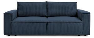 Canapea Extensibilă 3 locuri CLOUD, cu ladă de depozitare, 240x87x85 cm, Albastru-Zoom